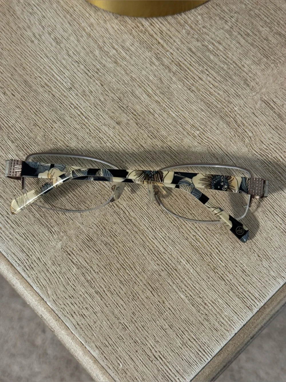 Vera Bradley Floral Pattern Rimless Glasses